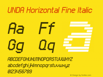 UNDA Horizontal Fine