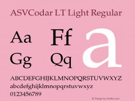 ASVCodar LT Light