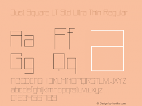 Just Square LT Std Ultra Thin