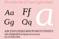 Diverda Serif Com Light