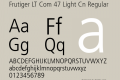 Frutiger LT Com 47 Light Cn