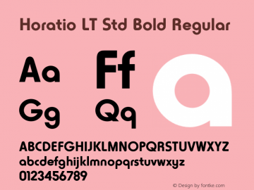 Horatio LT Std Bold