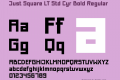 Just Square LT Std Cyr Bold