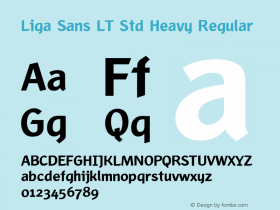 Liga Sans LT Std Heavy