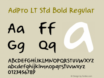 AdPro LT Std Bold