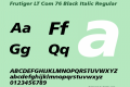 Frutiger LT Com 76 Black Italic