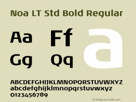 Noa LT Std Bold
