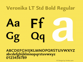 Veronika LT Std Bold