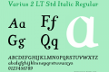 Varius 2 LT Std Italic