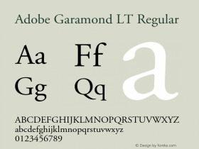 Adobe Garamond LT