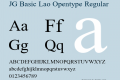 JG Basic Lao Opentype