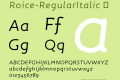 Roice-RegularItalic