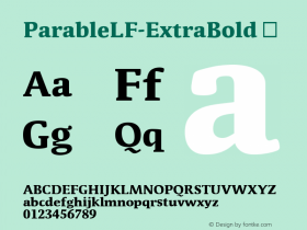 ParableLF-ExtraBold