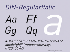 DIN-RegularItalic