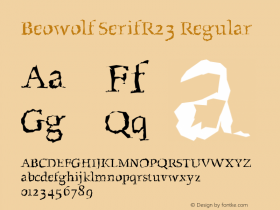 Beowolf SerifR23