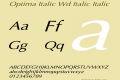 Optima Italic Wd Italic