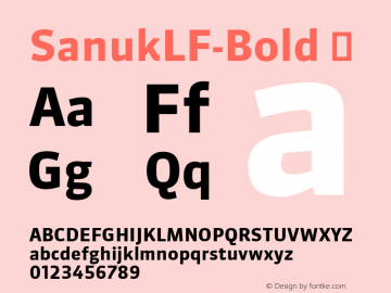 SanukLF-Bold
