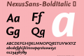 NexusSans-BoldItalic