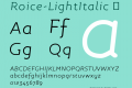 Roice-LightItalic