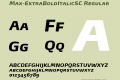 Max-ExtraBoldItalicSC