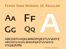 Fedra Sans Normal SC