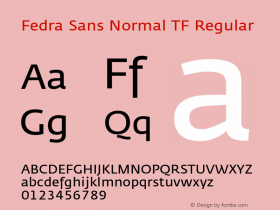 Fedra Sans Normal TF