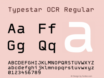 Typestar OCR