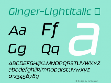 Ginger-LightItalic