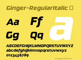 Ginger-RegularItalic