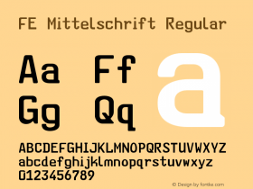 FE Mittelschrift