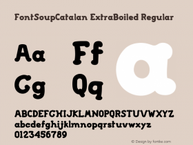 FontSoupCatalan ExtraBoiled