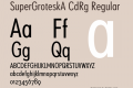 SuperGroteskA CdRg