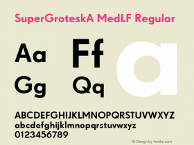 SuperGroteskA MedLF