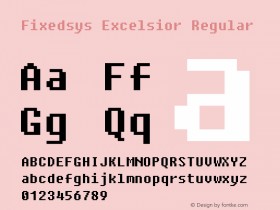 Fixedsys Excelsior