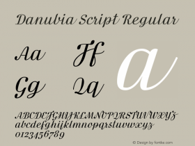 Danubia Script