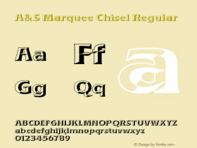 A&S Marquee Chisel