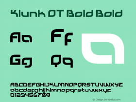 Klunk OT Bold