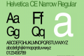 Helvetica CE Narrow