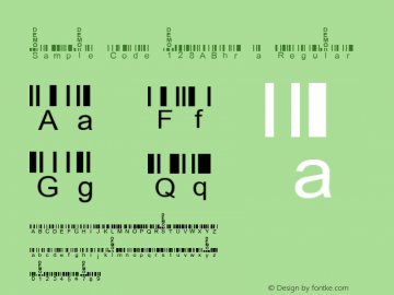 Sample Code 128ABhr a