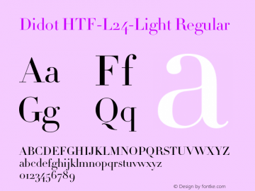 Didot HTF-L24-Light