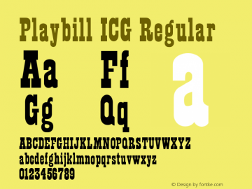 Playbill ICG