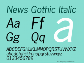 News Gothic