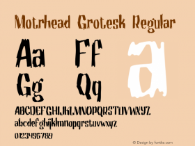 Motrhead Grotesk