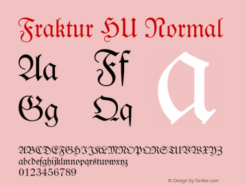 Fraktur HU