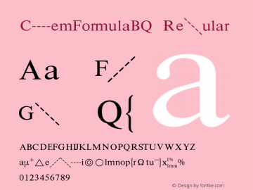 ChemFormulaBQ