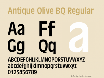 Antique Olive BQ