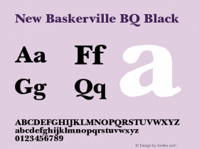 New Baskerville BQ