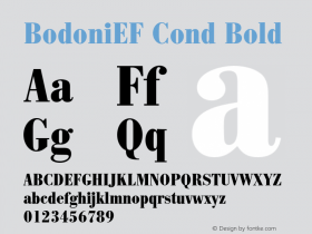 BodoniEF Cond