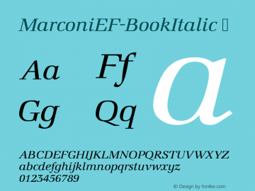MarconiEF-BookItalic
