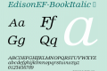 EdisonEF-BookItalic